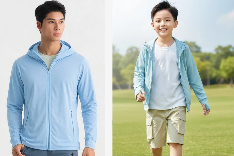 Áo chống nắng giúp che chắn khi đi ngoài trời