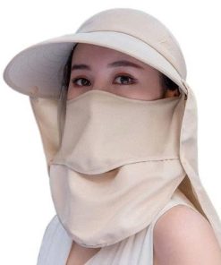 Mũ chống nắng 360° 4WAY UPF50+ (Màu be)