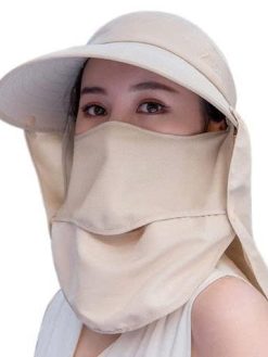 Mũ chống nắng 360° 4WAY UPF50+ (Màu be)
